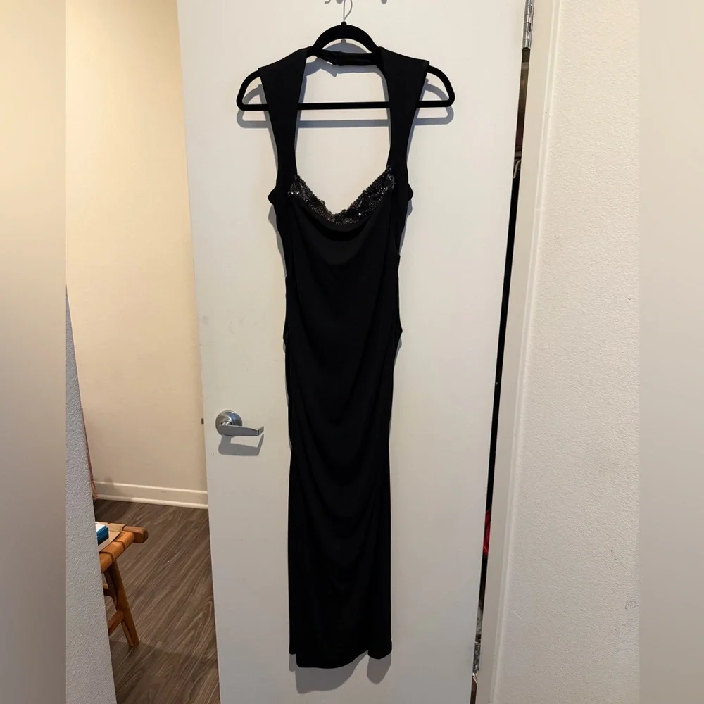fall formal dresses with sleeves Long Formal Dress cd0192 by Ladivine Champagne / 3XLarge main image 0